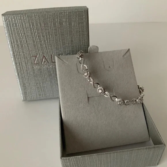 ZALES Bracelet in Sterling Silver 7.5” NWT - Picture 4 of 7